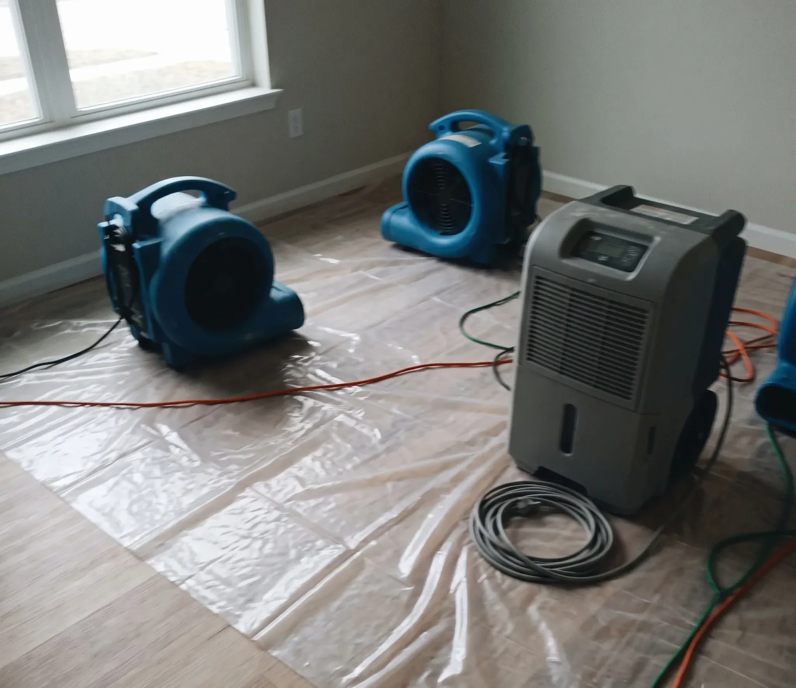 Air Handler and Duct Mold water damage in Tempe, AZ